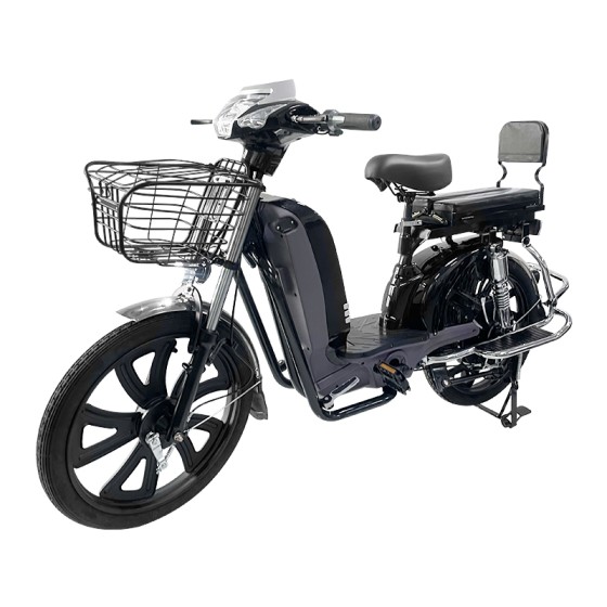 22 inch Baling King front and rear guard rear folding shelf load power type household electric bicycle 400W/800W motor
